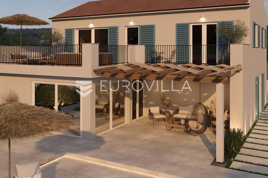 zadar, crno, impresivna dizajnerska vila s bazenom - slika 12