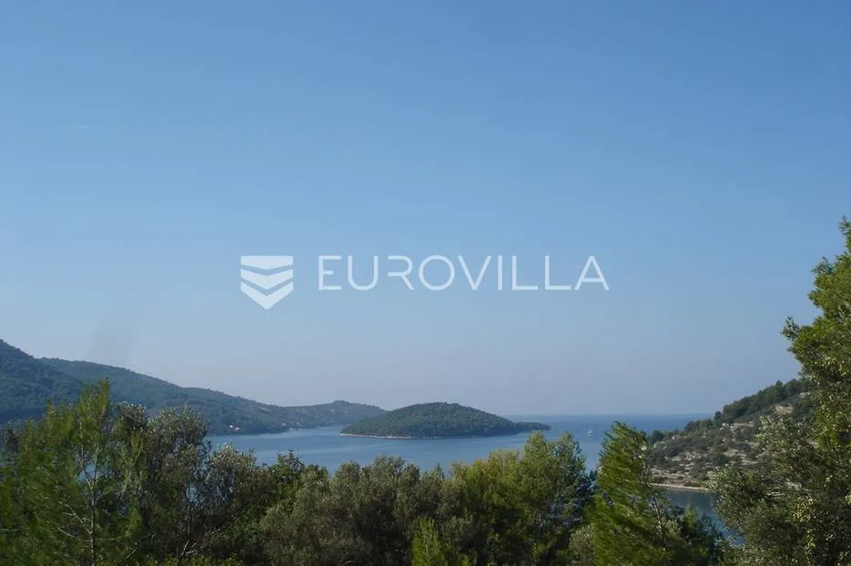 Korčula, Vela Luka, zemljište u građevinskoj zoni s pogledom na more