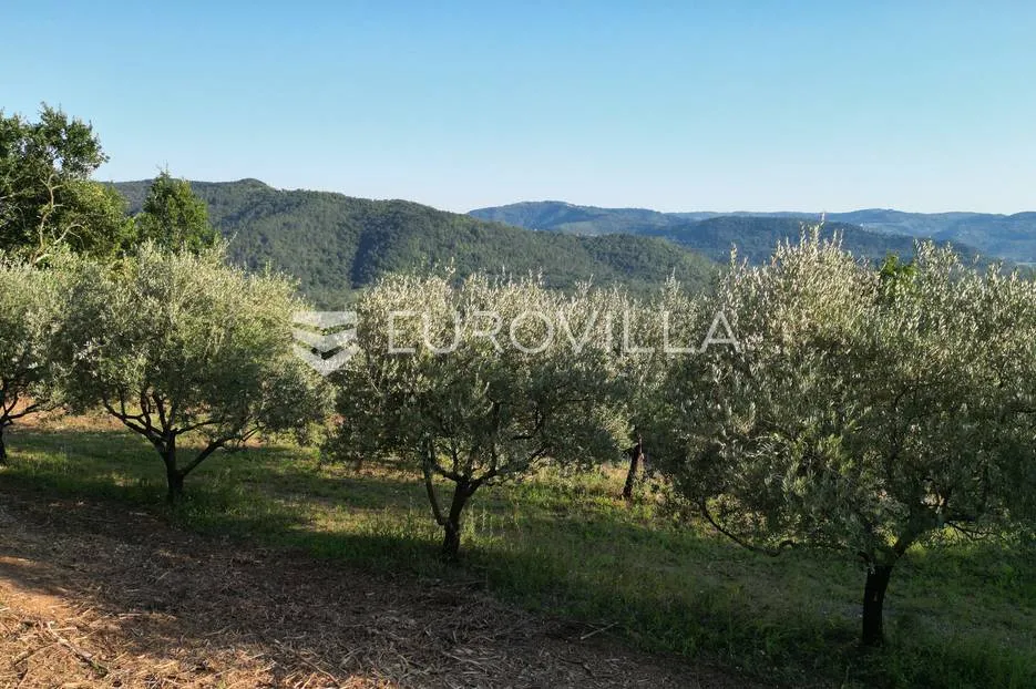 istra, motovun, građevinsko zemljište s pogledom na povijesne gradove - slika 20