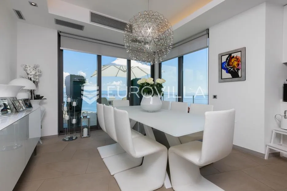 opatija, oprić, ekskluzivna vila 375 m² s panormaskim pogledom, bazenom i saunom - slika 21