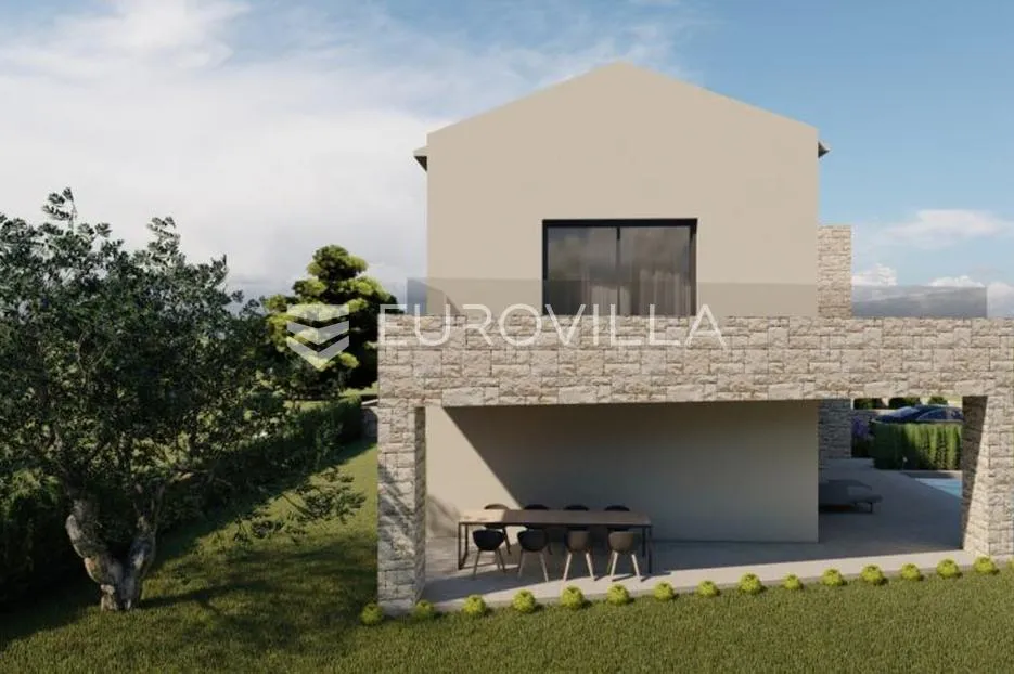 vižinada, brig, atraktivno građevinsko zemljište s pravomoćnom građevinskom dozvolom i natemeljima - slika 5