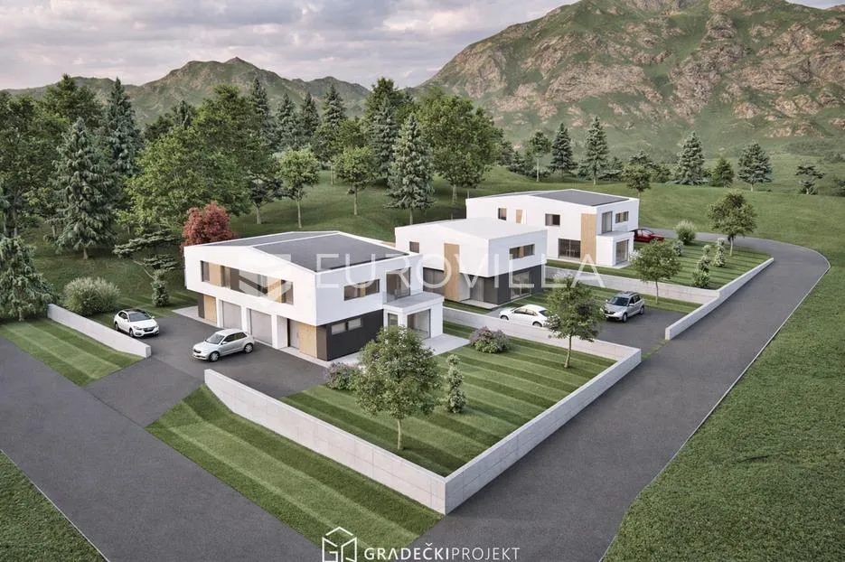 sv. ivan zelina, moderna dvojna kuća u nizu s privatnim dvorištem, 140 m² - slika 2