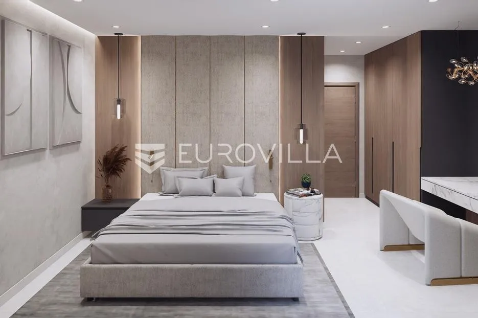 vodice, građevinsko zemljište 468 m², s projektom i dozvolm za vilu - slika 14