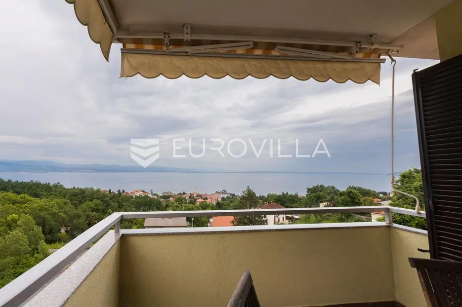 lovran, centar, prekrasan dvosoban stan 44 m², panoramski pogled na more - slika 14