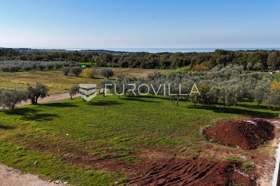 Istra, Poreč okolica – Građevinsko zemljište s pogledom na more - Vabriga, Tar-Vabriga