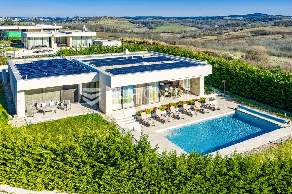 istra, brtonigla, ekskluzivna moderna vila sa pogledom na more i wellness oazom - slika 2