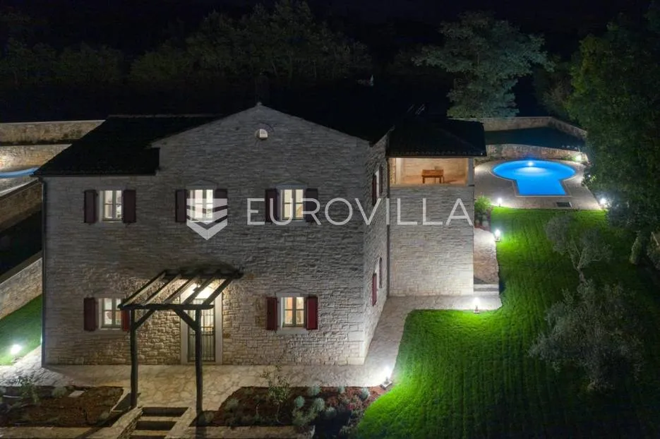 istra, tinjan, elegantna kamena vila s bazenom, iznimne kvalitete gradnje - slika 5