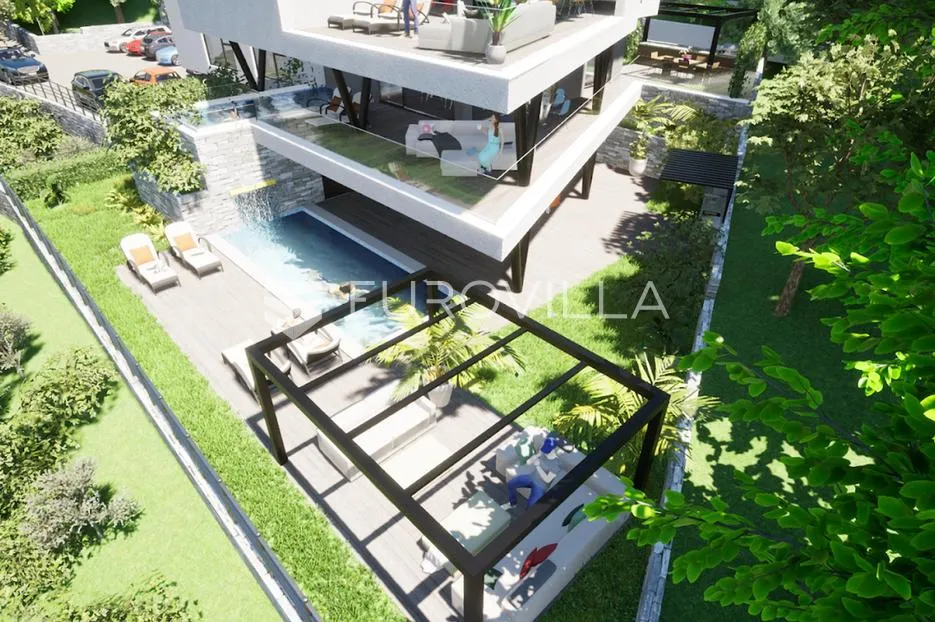 rijeka, kozala, novogradnja, luksuzan četverosoban stan 96m2 s privatnim vrtom, garaža, parking - slika 2