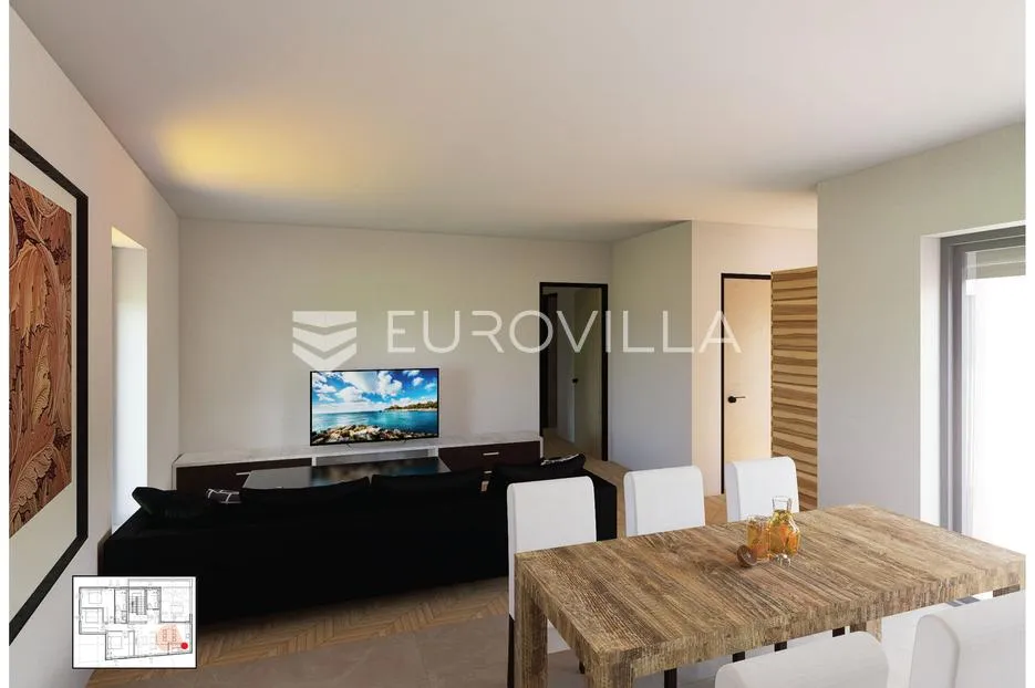 vodice, novogradnja, moderan trosoban stan, 111,09 m² - slika 4