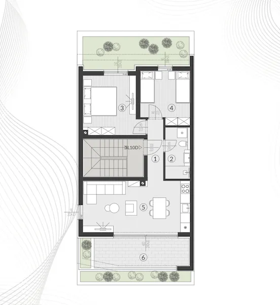 pula, štinjan, eksluzivan dvosoban stan površine 65 m² novogradnja - slika 14