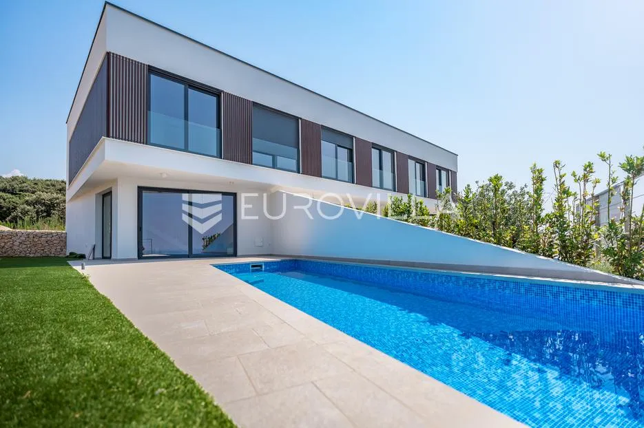 pag, mandre, trosoban stan u luksuznoj vili s privatnim bazenom i pogledom na more 130 m² - slika 34