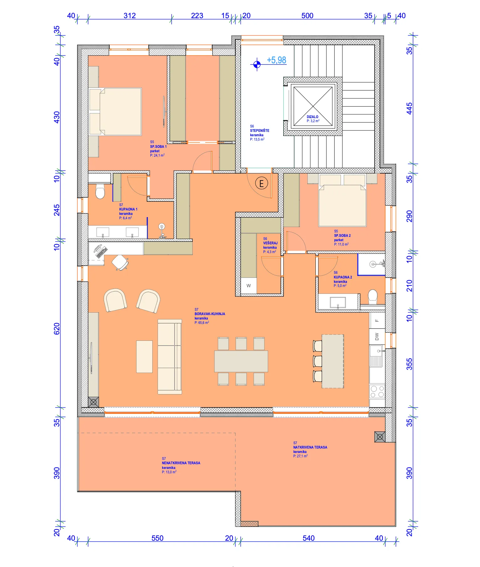 istra, umag, atraktivan trosoban penthouse u novogradnji, 159 m² - slika 5