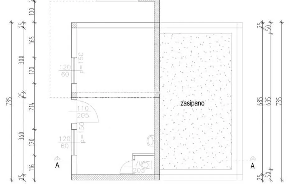 generalski stol, vikendica 133 m² s dvorištem od 300 m² - slika 35