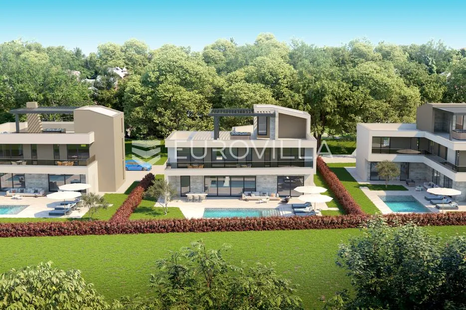 istra, tar-vabriga, predivna moderna vila s pogledom na more novogradnja - slika 6