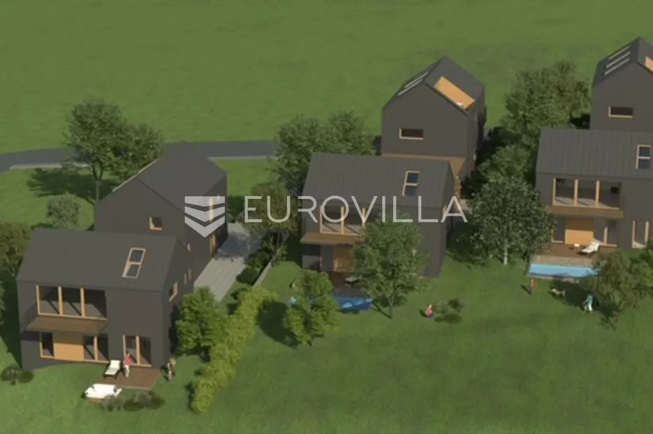 samobor, konšćica, građevinsko zemljište 2630 m2 s projektom za urbane vile - slika 7