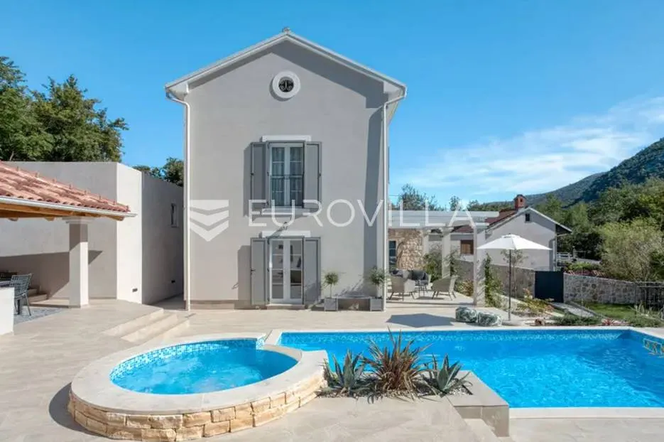 crikvenica, drivenik, moderna vrhunski dizajnirana villa s bazenom - slika 29