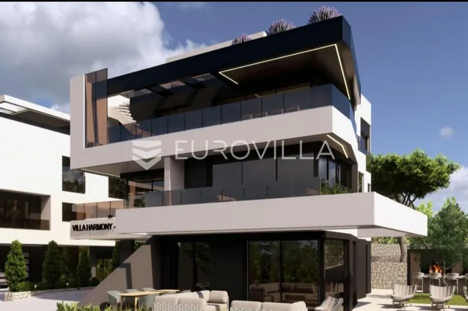 krk, luksuzni penthouse, četverosoban stan 159 m², krovna terasa, 500 m od mora - slika 2