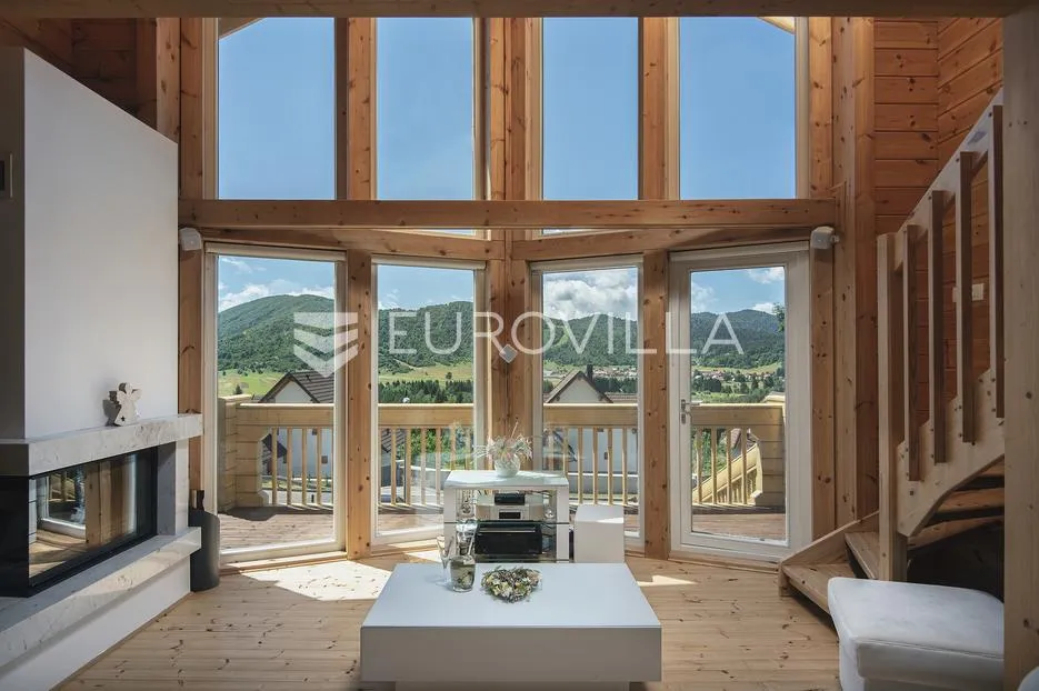 mrkopalj, prekrasna drvena kuća 150 m2 u srcu gorskog kotara - slika 4