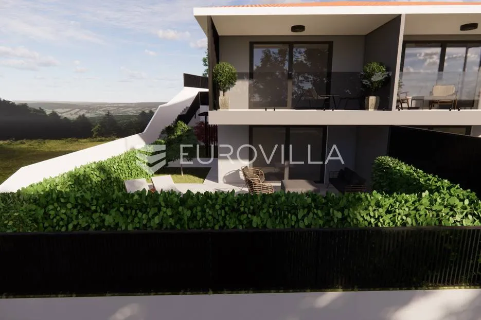 omišalj, otok krk, novogradnja, stan d 67,83 m² s okućnicom - slika 2