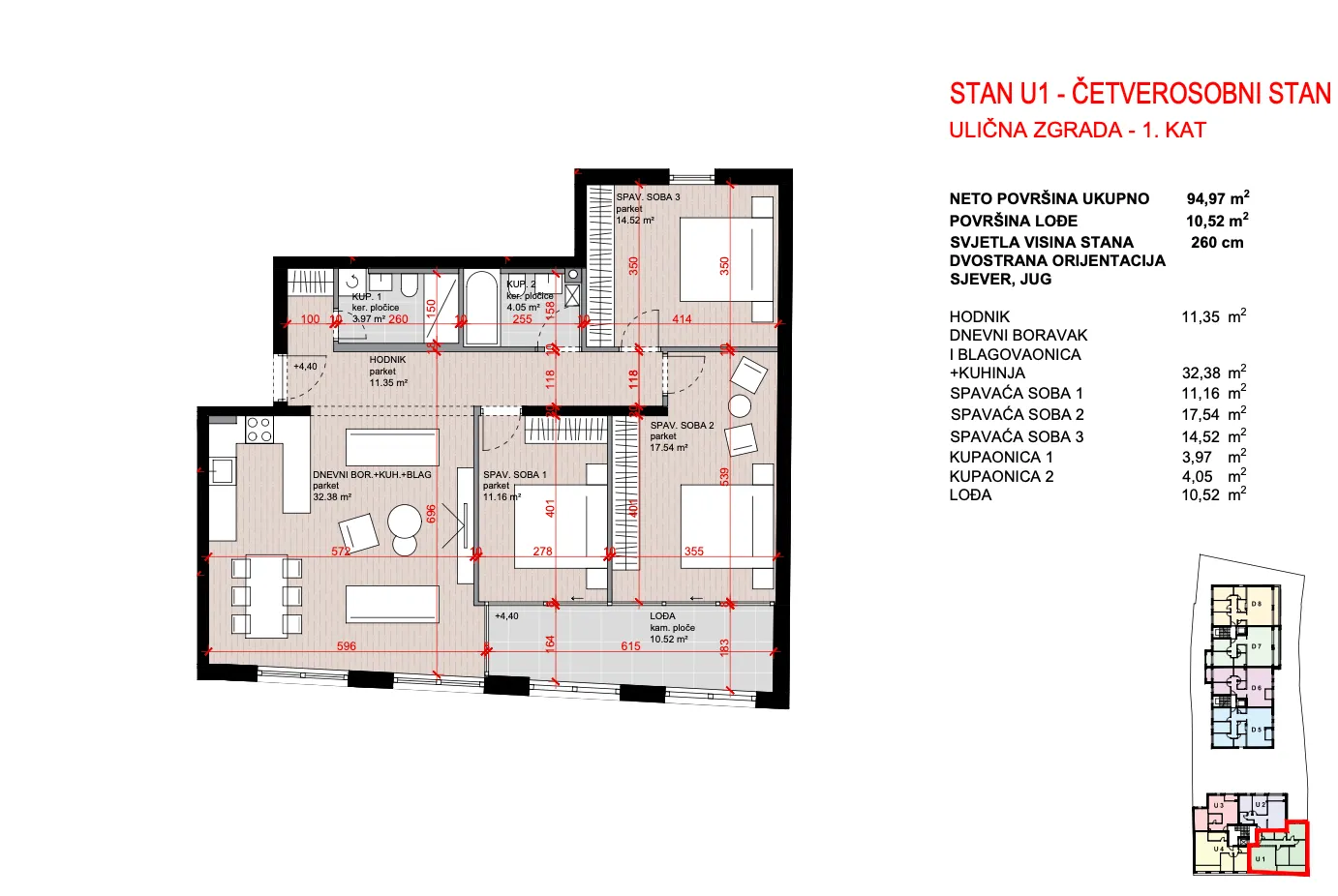zagreb, maksimir, kvatrić, četversoban stan 103 m², novogradnja, garaža - slika 9