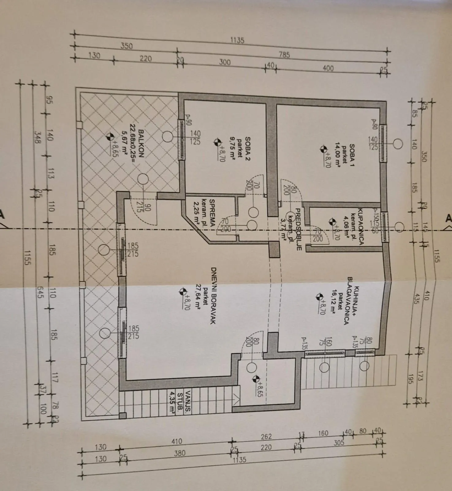 podstrana, dvosoban stan s panoramskim pogledom na more - slika 15
