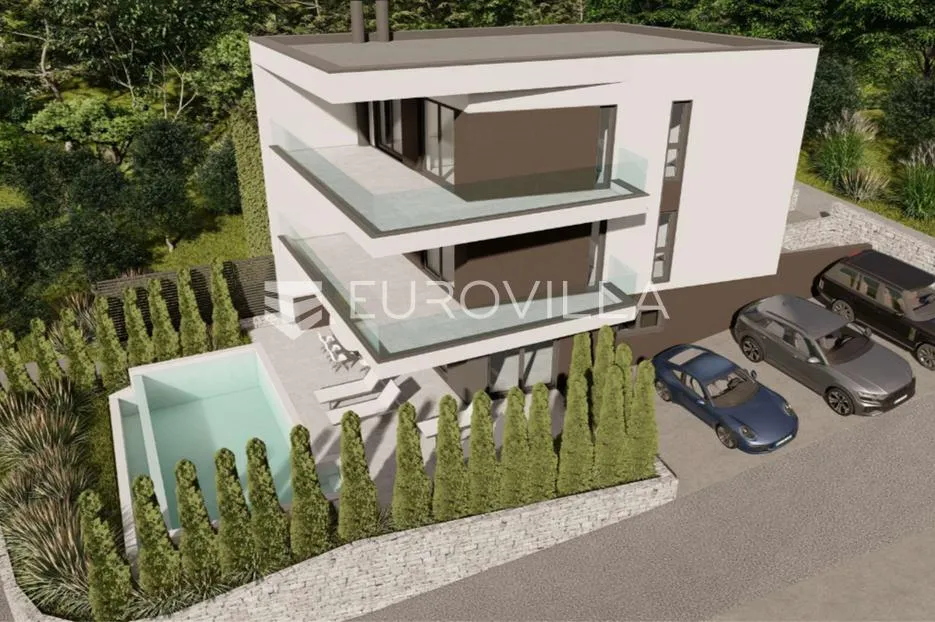 Istra, Duga Uvala, moderna villa s pogledom na more 248m2 - Šegotići, Marčana