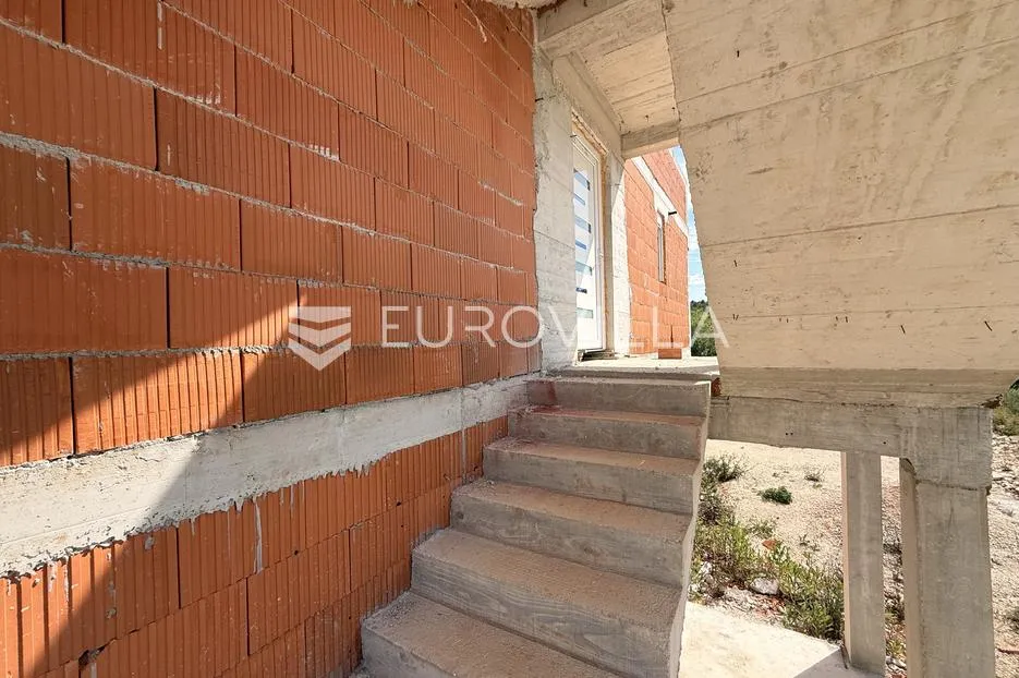 zadar, pridraga, moderna obiteljska kuća roh, bau s velikim potencijalom - slika 16