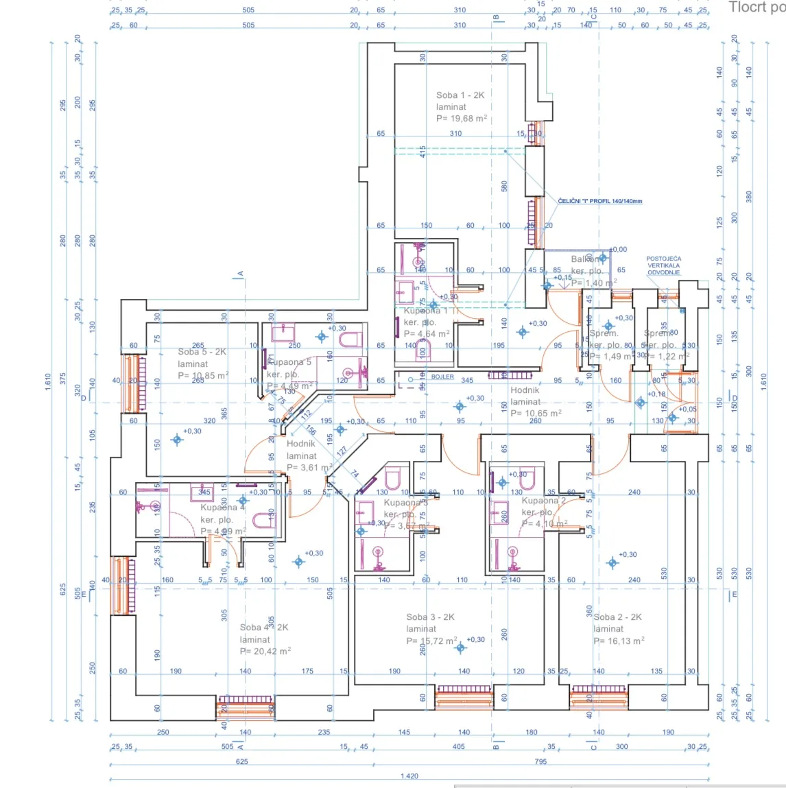zagreb, zrinjevac, pet apartmana za dnevni najam, potpuno novo, prilika - slika 12