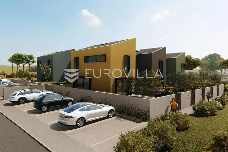 poreč, kuća b3 u nizu 117 m2, moderan stambeni projekt, mogućnost bazena, pogled na more - slika 16