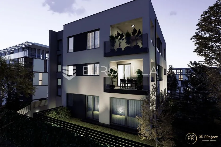 zagreb, maksimir, luksuzan dvosoban stan s loggiom i garažnim mjestom 67,46 m², novogradnja - slika 3