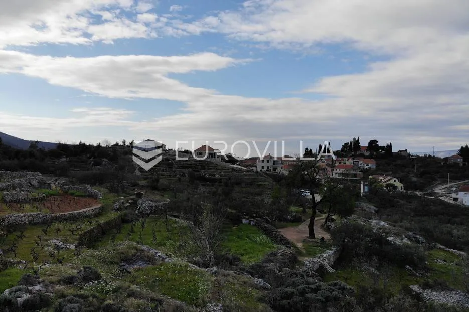otok hvar, jelsa, atraktivno građevinsko zemljište 1201,60 m² s idejnim projektom - slika 13