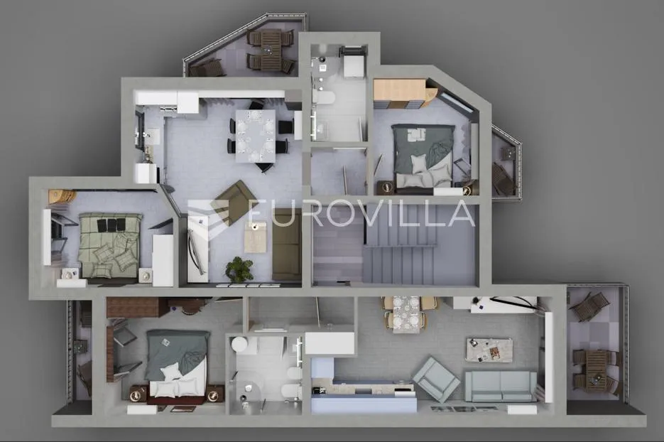 istra, štinjan, dvosoban stan 55 m² na prvom katu, novogradnja - slika 4