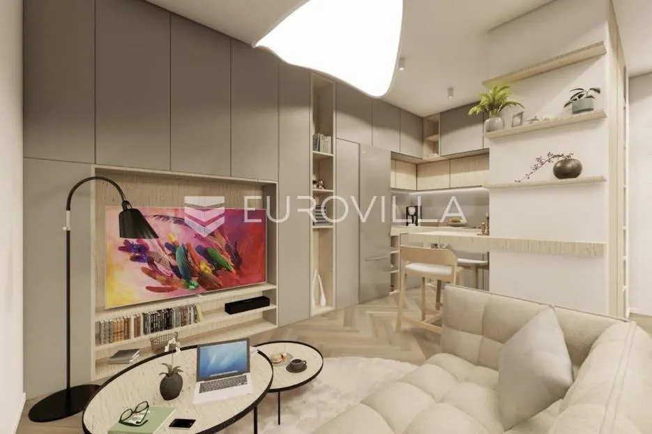zagreb, rudeš, funkcionalna garsonijera 28 m², novogradnja - slika 6