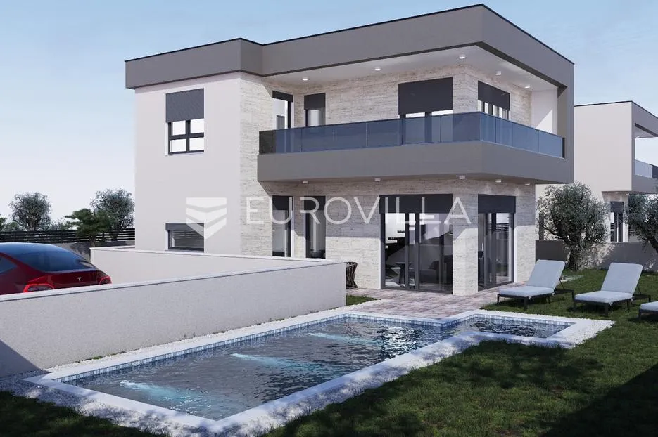 medulin, medulin, kvalitetna i moderna duplex kuća b, s grijanim bazenom 30 m² i garažom, 146 m² - slika 4