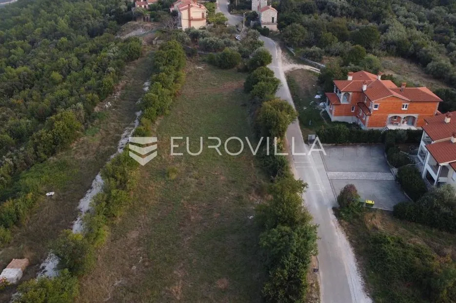 istra, labin, građevinsko zemljište sa pogledom na more nkp 926 m2 - slika 2
