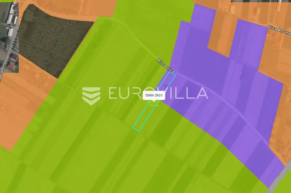 zagreb, odra, građevinsko zemljište 3664 m2 u industriskoj zoni - slika 2