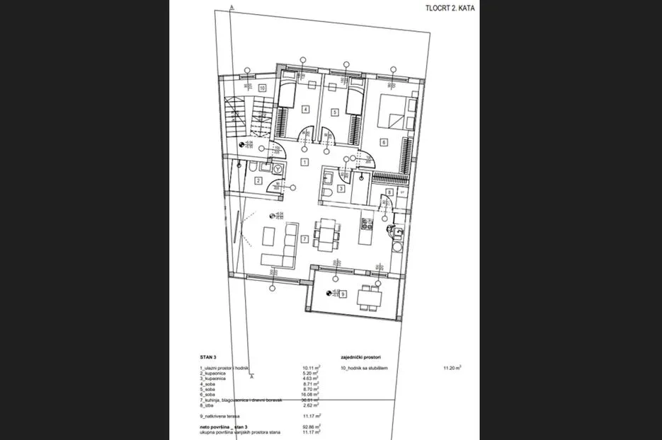 osijek, retfala, građevinsko zemljište s projektom za urbanu vilu, 380 m² - slika 3