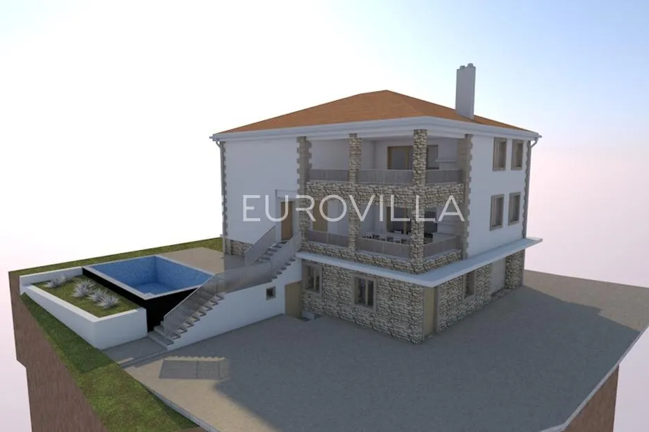 hvar, jelsa, dvosoban stan s bazenom u izgradnji neto korisne površine 108.70 m² - slika 3