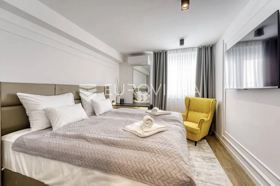 krk, novogradnja u krku, četverosoban dvoetažni stan 136 m² sa wellnessom i bazenom - slika 11