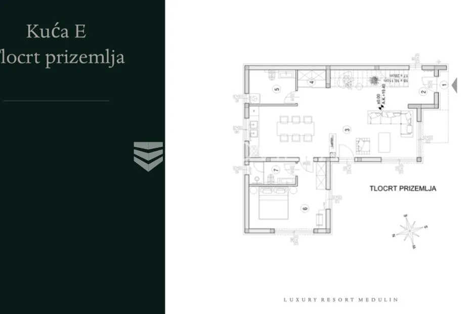 istra, medulin. luxury resort samostojeća kuća s bazenom 135 m2 - slika 4