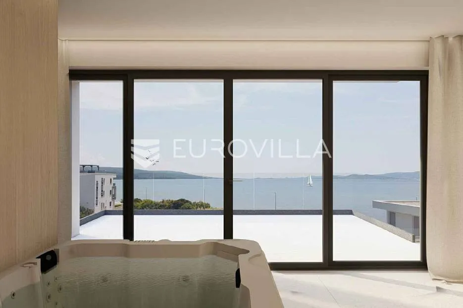 zadar, sukošan, moderna villa s bazenom i pogledom na more - slika 28