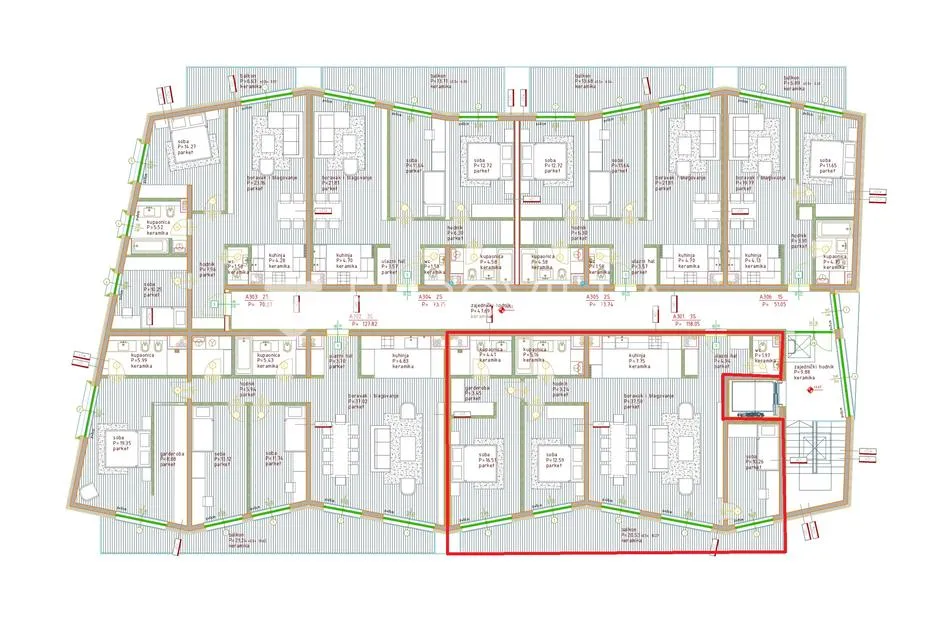 istra, poreč - trosoban stan na 3.katu moderne novogradnje nkp 128m2 - slika 16