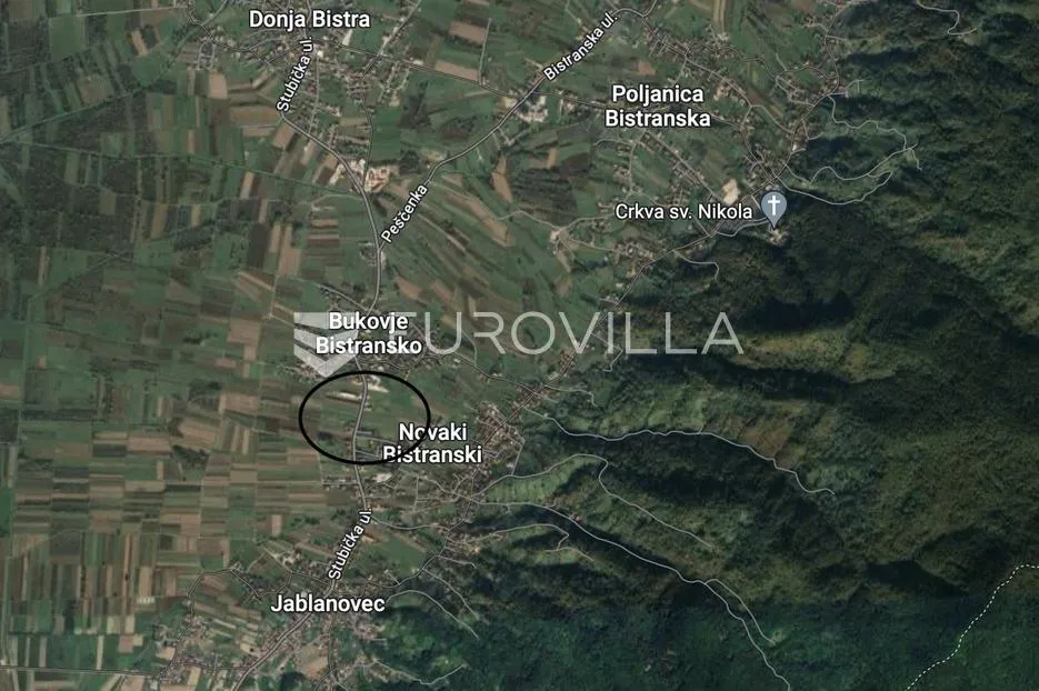 Bistra, građevinsko zemljište 2729 m2 - Novaki Bistranski