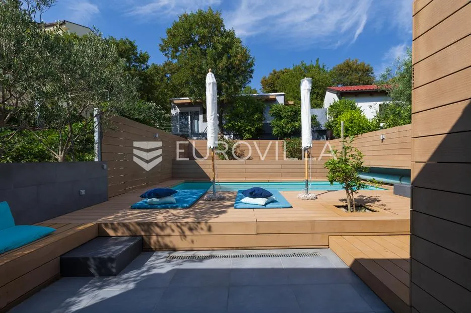 crikvenica, dramalj, moderan trosoban apartman s jacuzzijem, vrtom, bazenom i pogledom na more - slika 4
