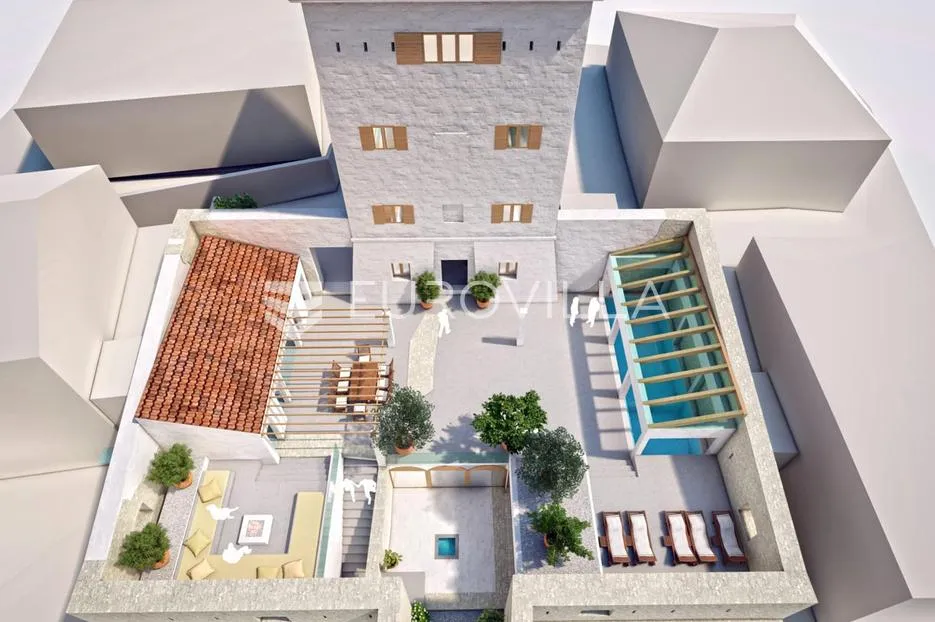 hvar, sućuraj, fortica, povijesno zemljište prvi red uz more, 700 m² - slika 4