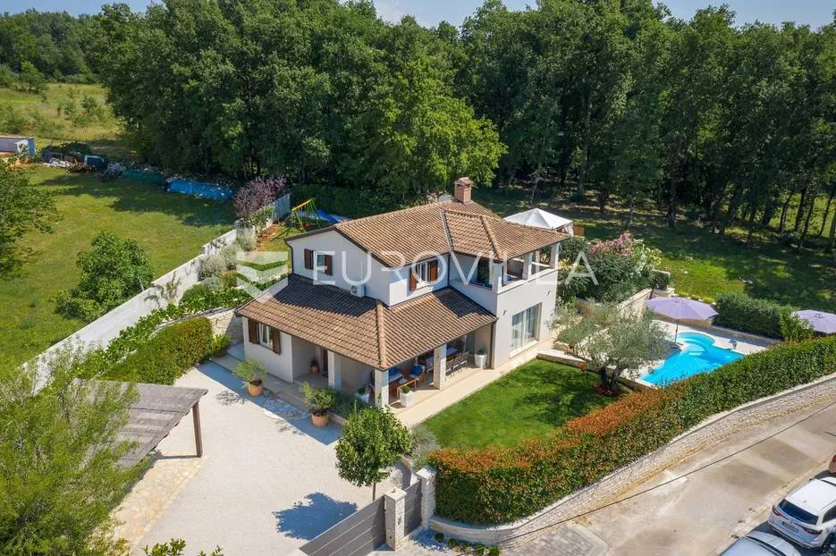 Baderna, Bašići, Istra, lijepa kuća s bazenom - Baderna, Poreč