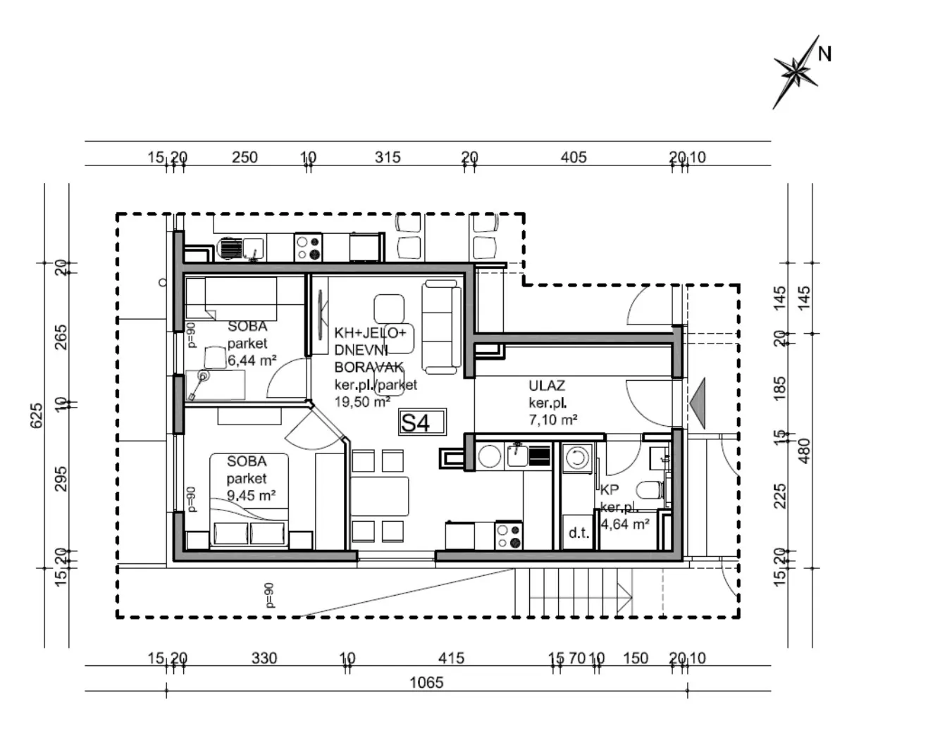 samobor, trosoban stan 47 m² garaža novogradnja - slika 5