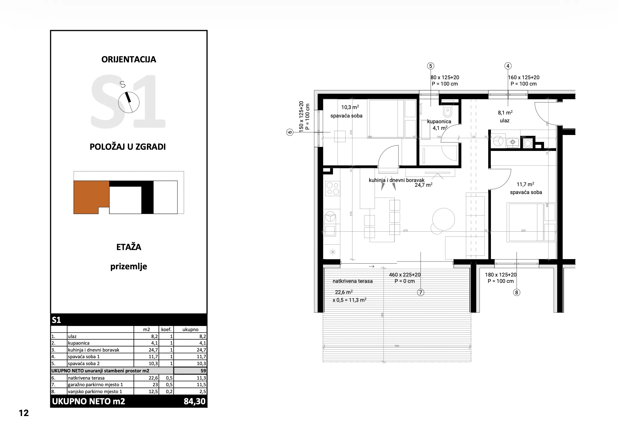 samobor, samoborski vrtovi prekrasan trosoban stan 59 m² sa parkirnim i garažnim mjestom - slika 5