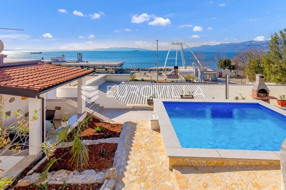 rijeka, kantrida, kuća s bazenom i panoramskim pogledom blizu mora - slika 2