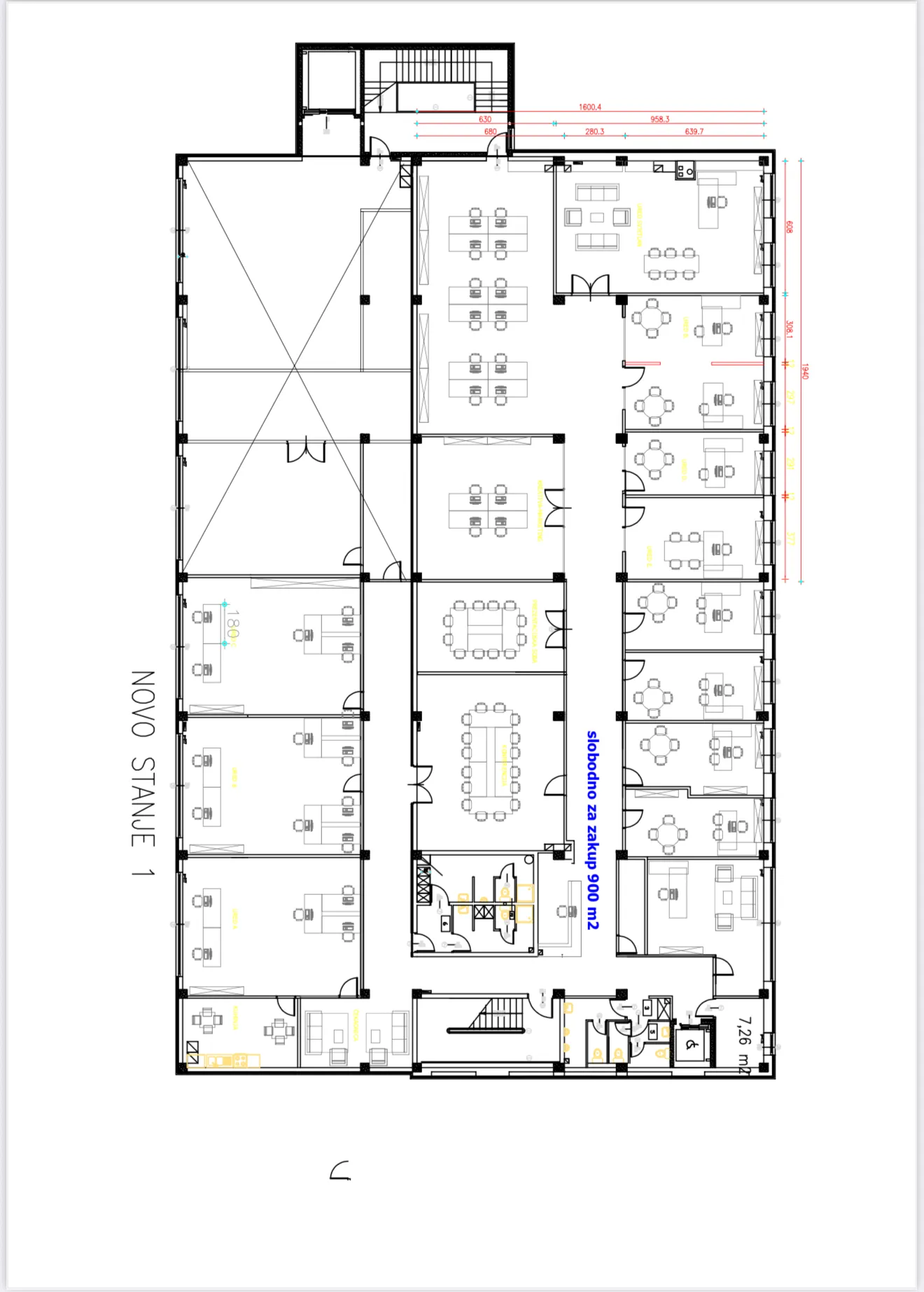 zagreb, žitnjak, slavonska, uredski poslovni prostor nkp 1.100 m2 - slika 15